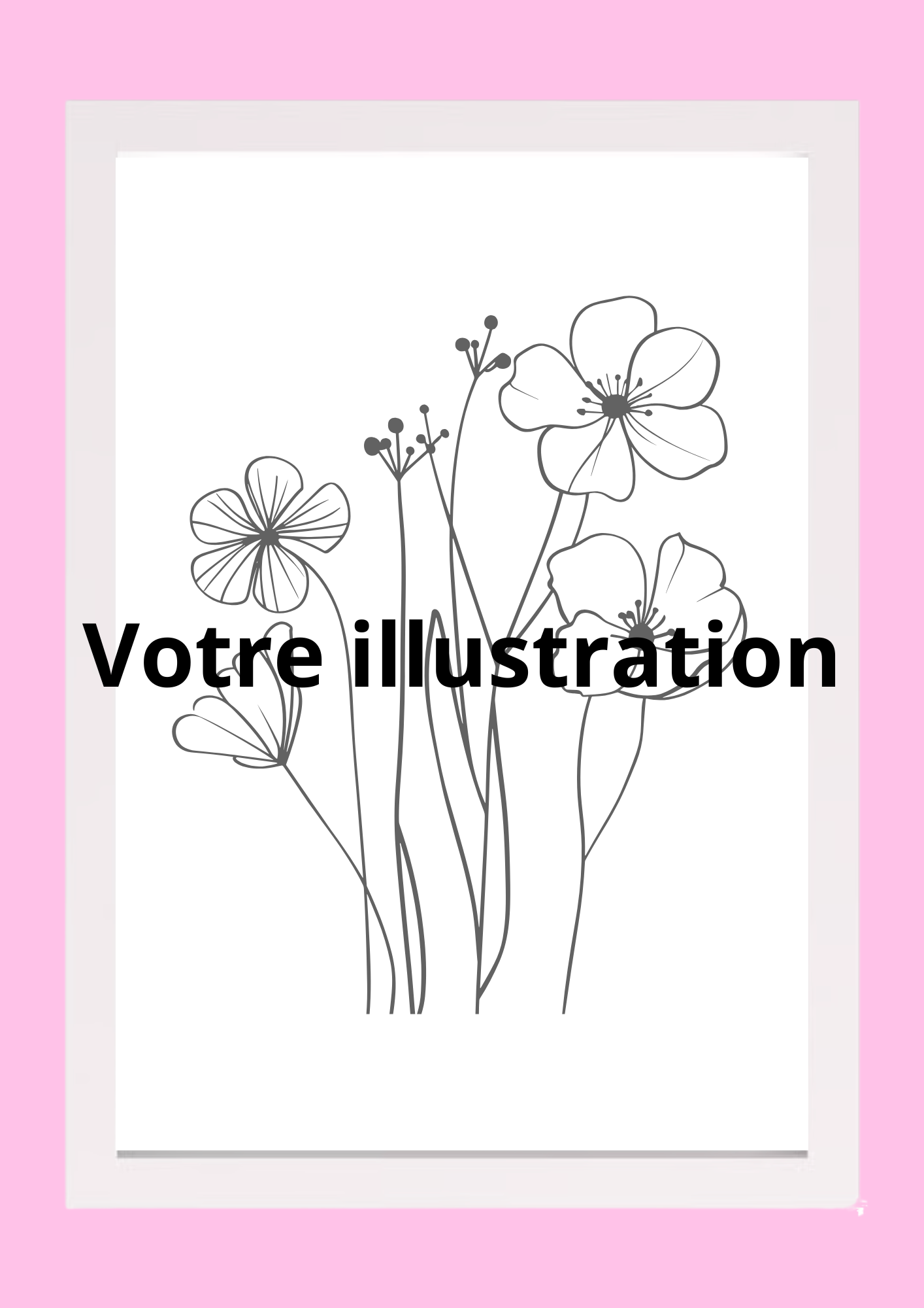 Cadre illustré 21x30