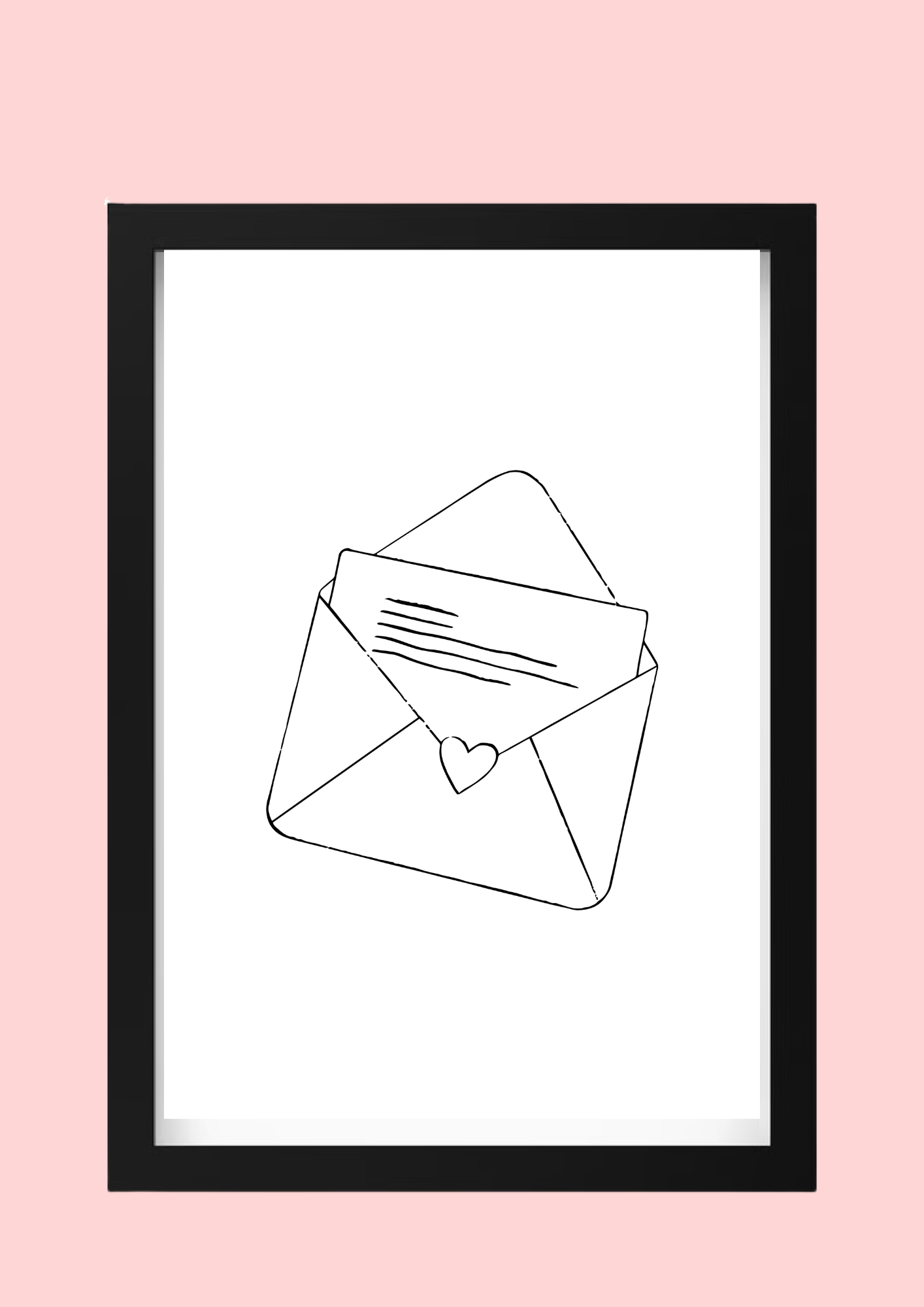 Cadre décoratif personnalisé Lettre