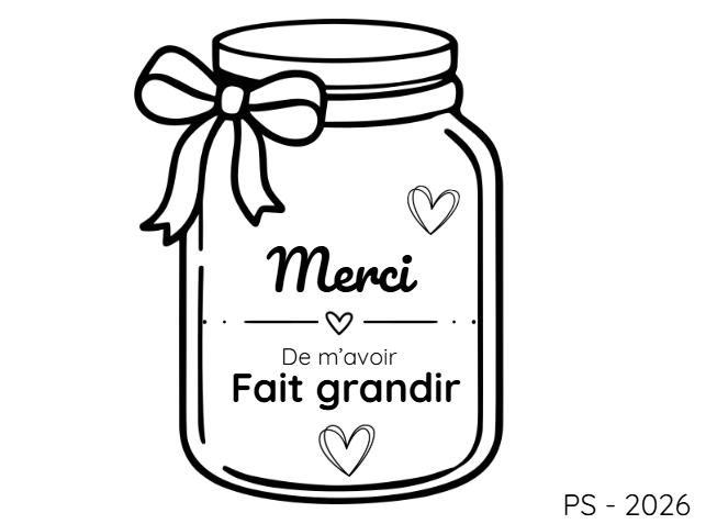 Merci de m'avoir fait grandir