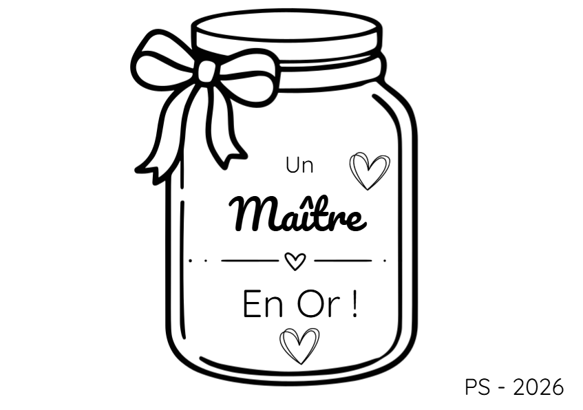 Maître / Maîtresse en or