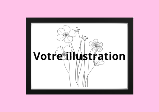 Cadre illustré 30x40