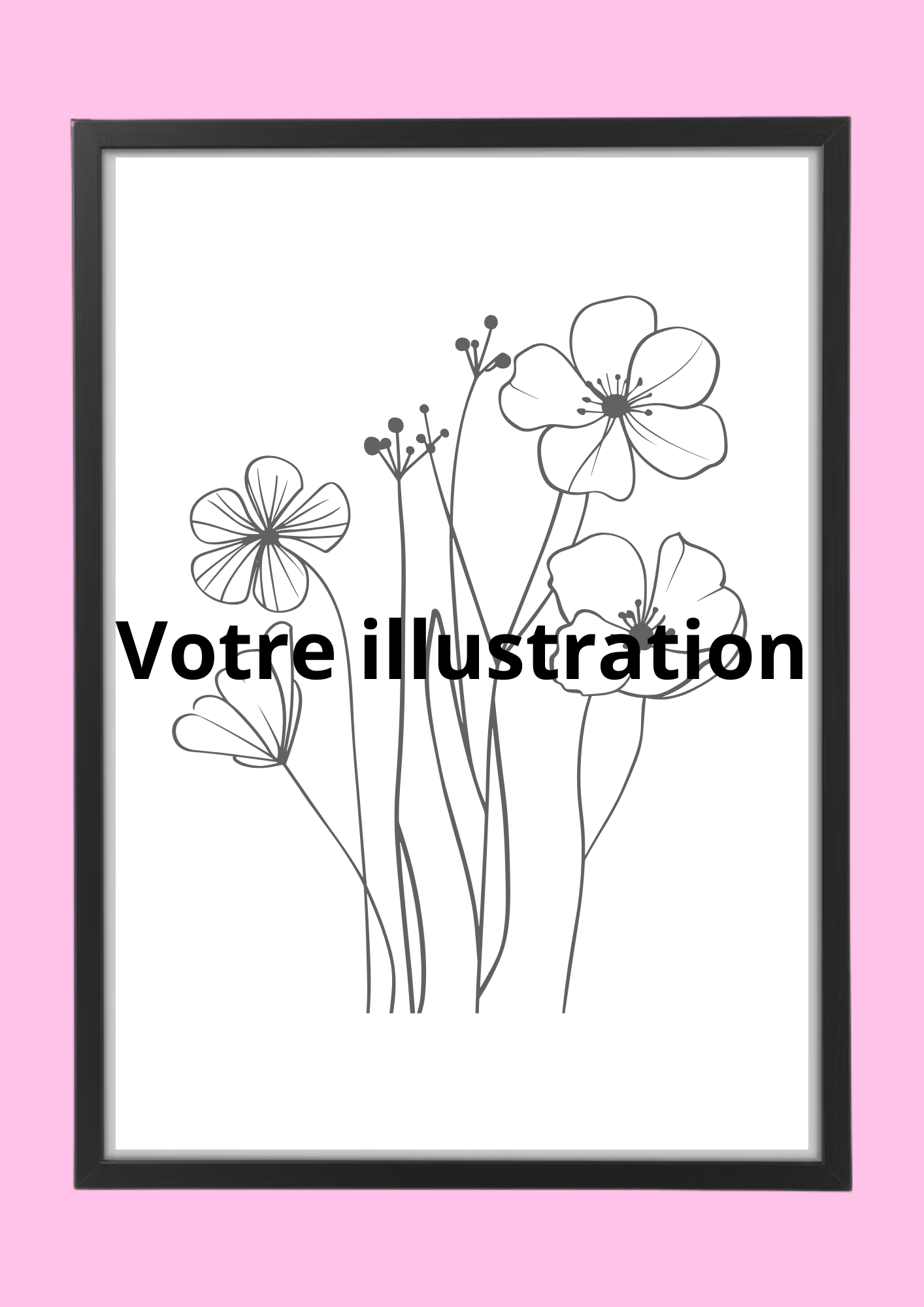 Cadre illustré 21x30