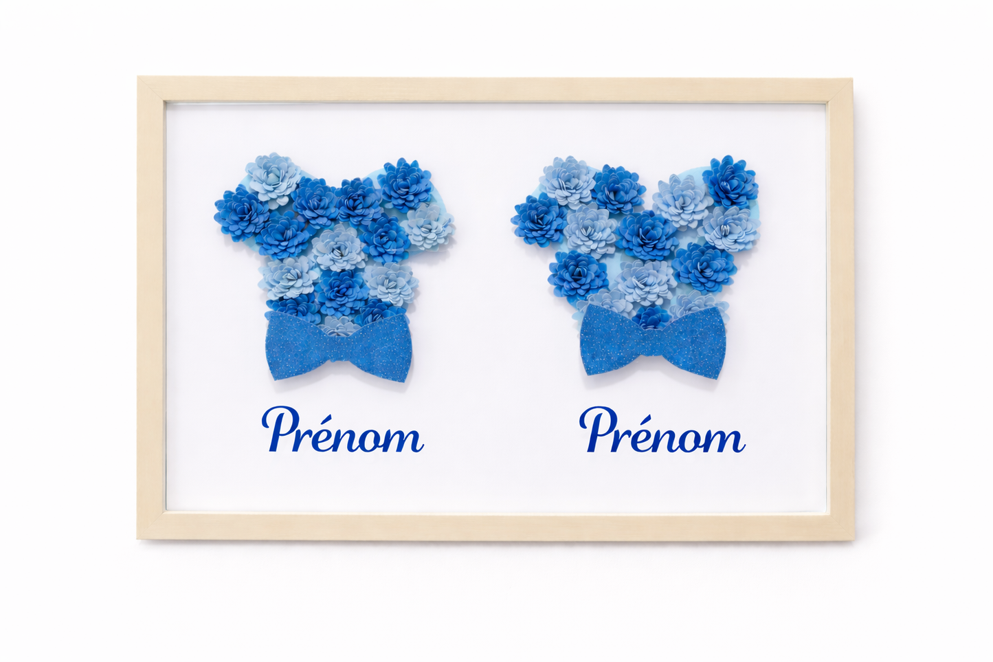 Cadre naissance 2 garçons