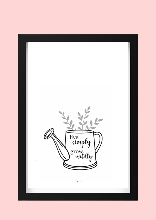 Petit cadre Arrosoir