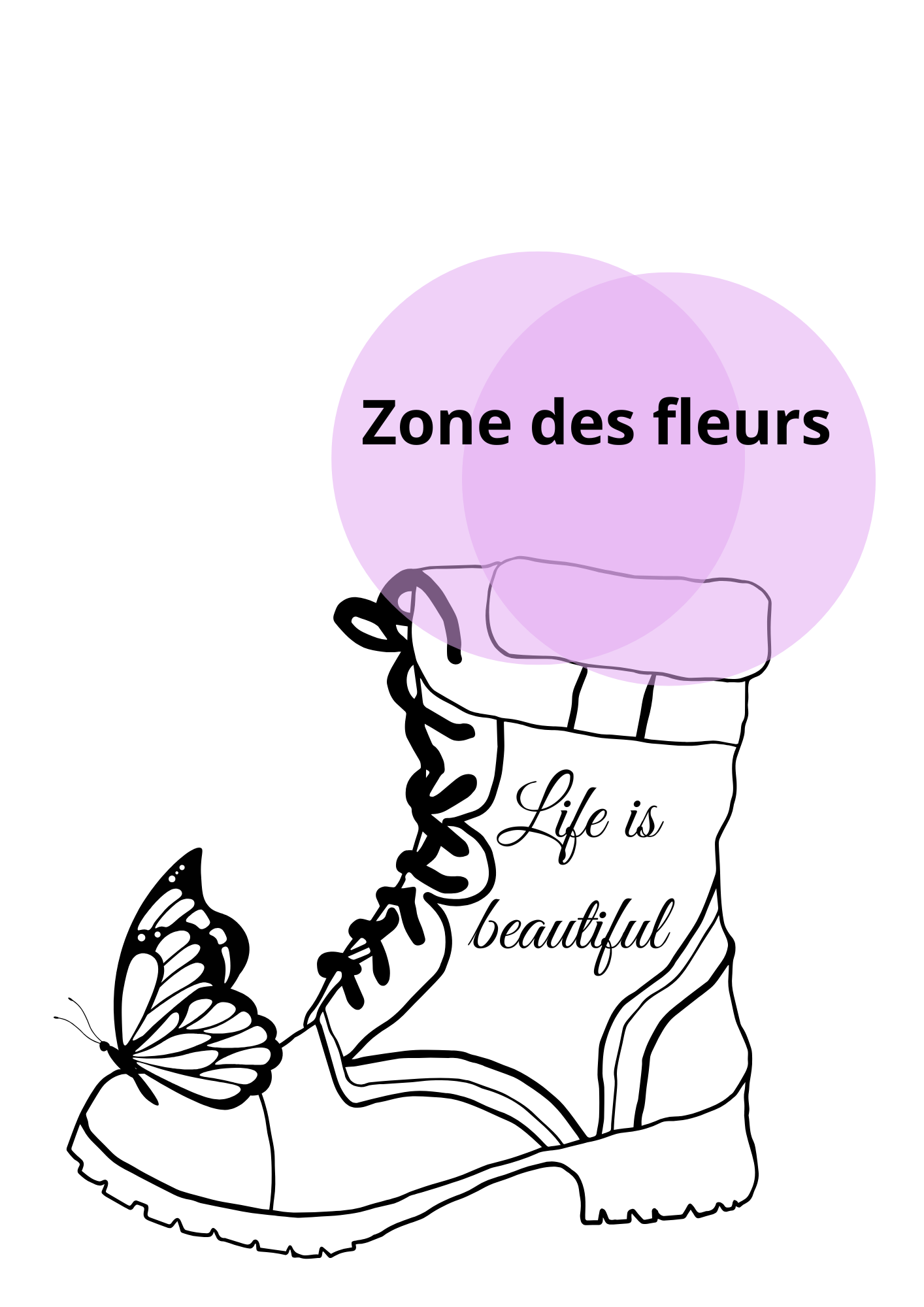 Cadre décoratif personnalisé Botte