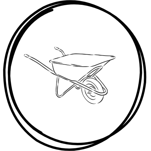 Grand cadre Brouette