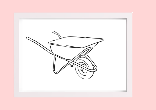 Petit cadre Brouette