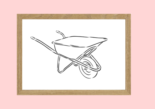 Grand cadre Brouette