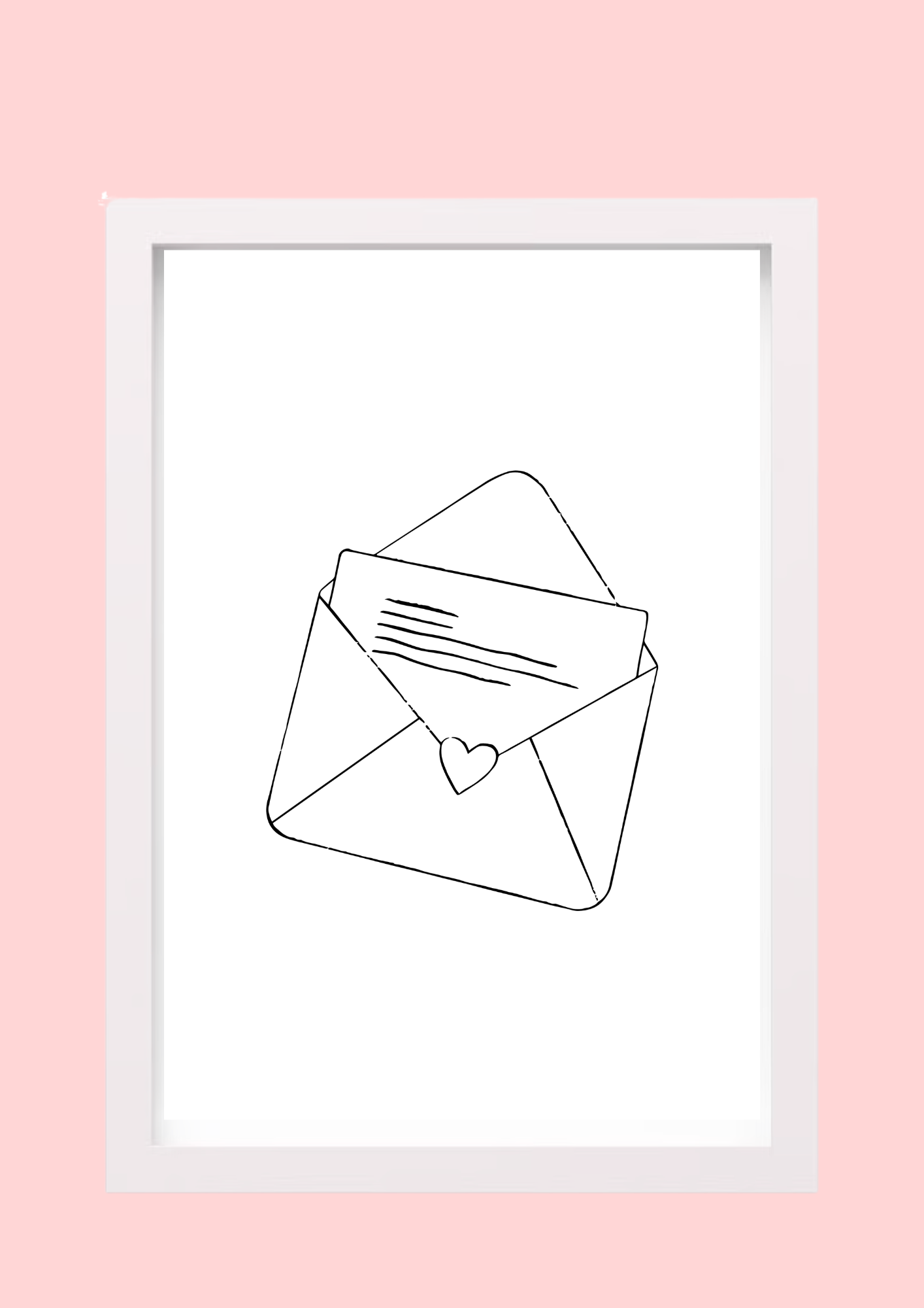 Cadre décoratif personnalisé Lettre