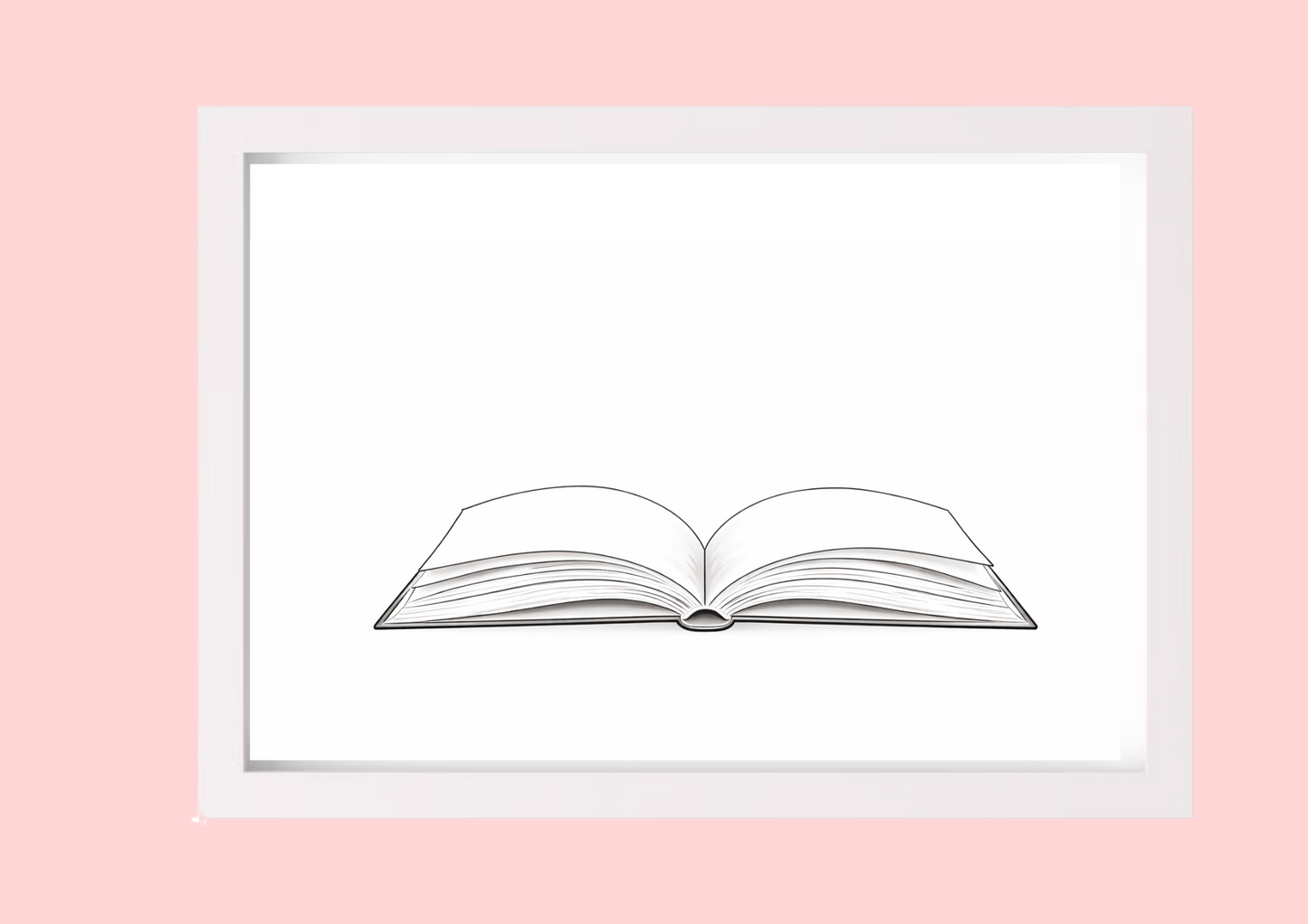 Cadre décoratif personnalisé Livre