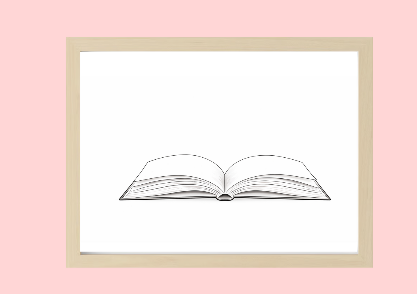 Cadre décoratif personnalisé Livre