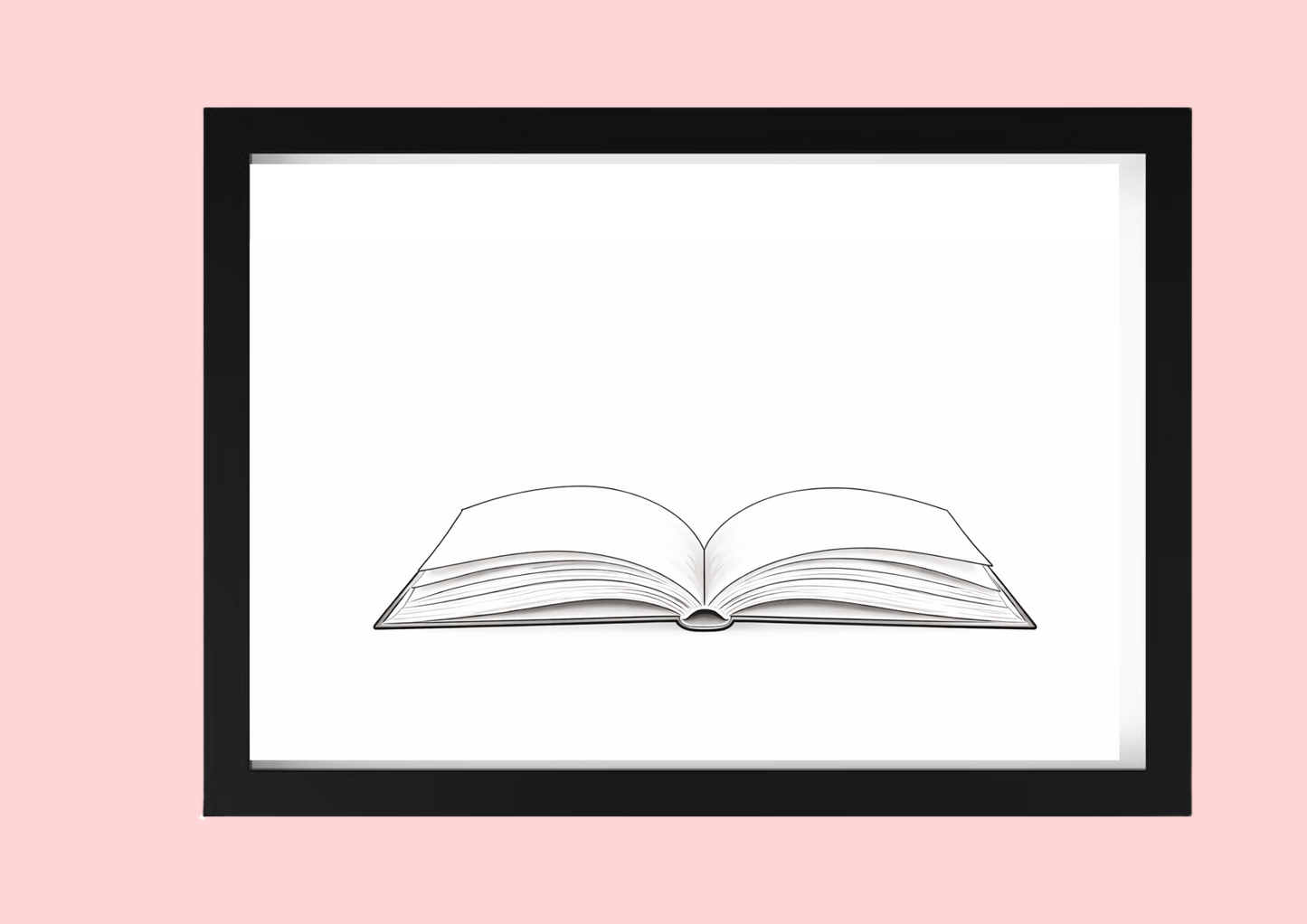 Cadre décoratif personnalisé Livre