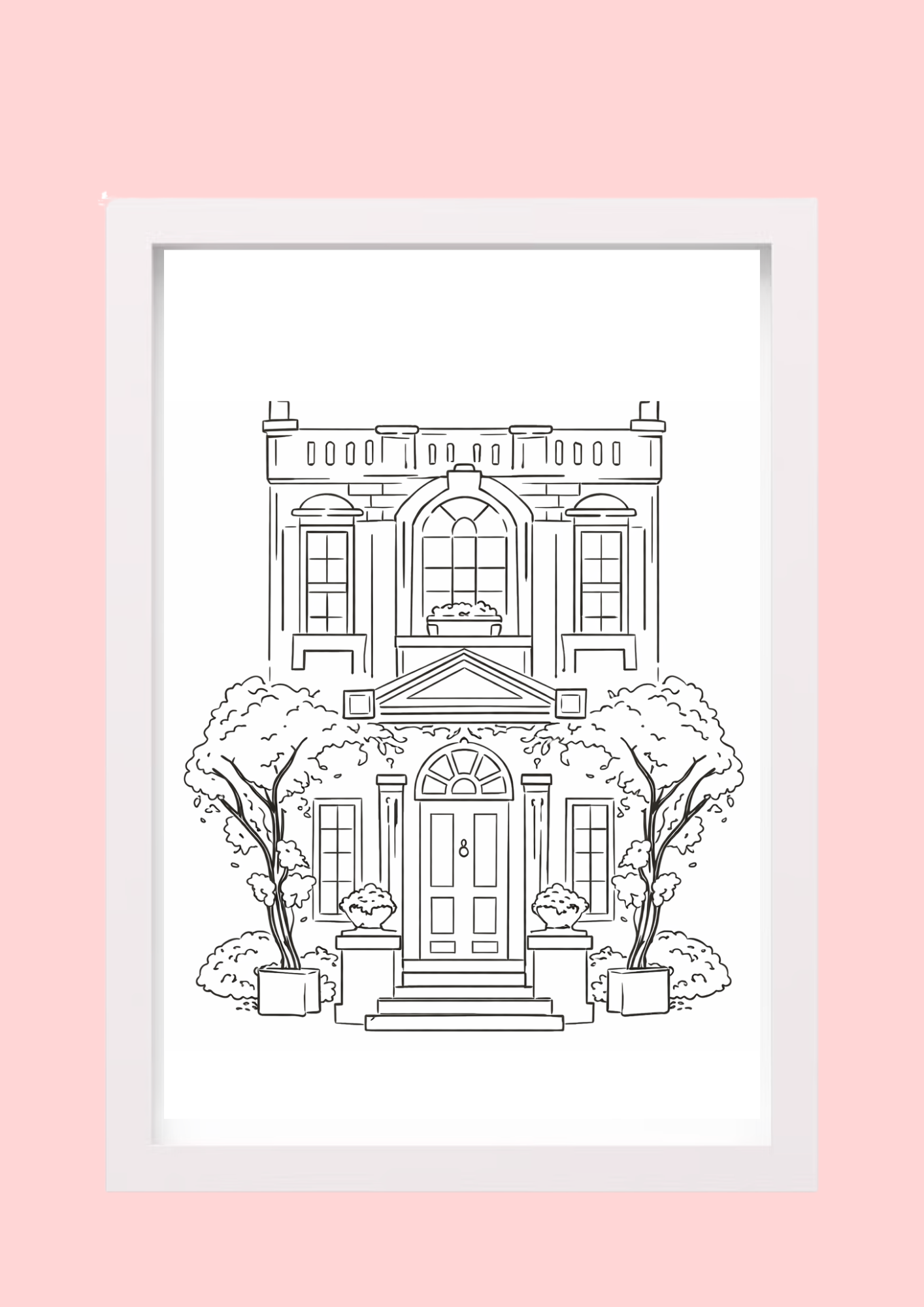 Cadre décoratif personnalisé Maison