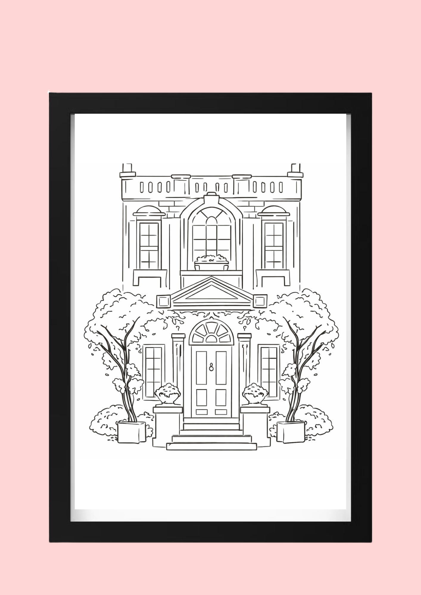 Cadre décoratif personnalisé Maison