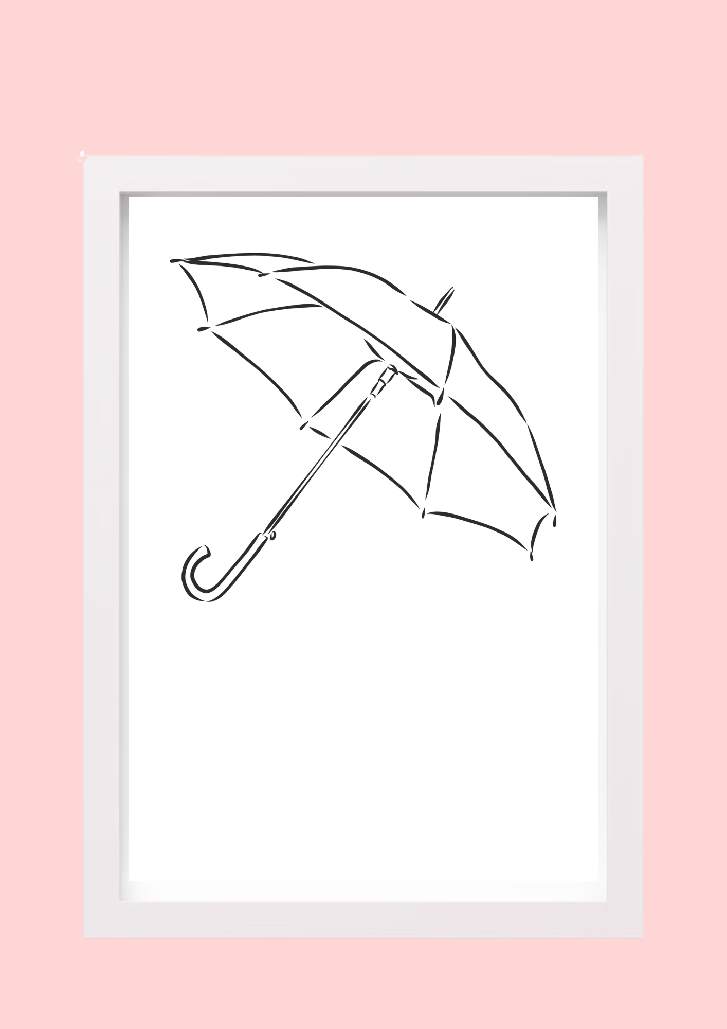 Cadre décoratif personnalisé Parapluie