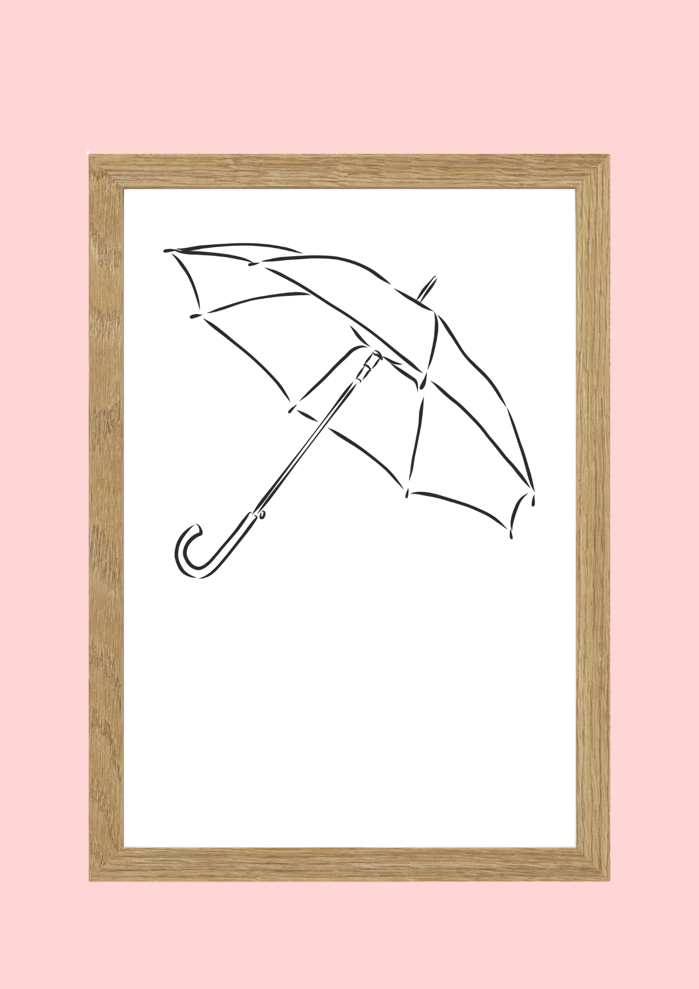 Cadre décoratif personnalisé Parapluie