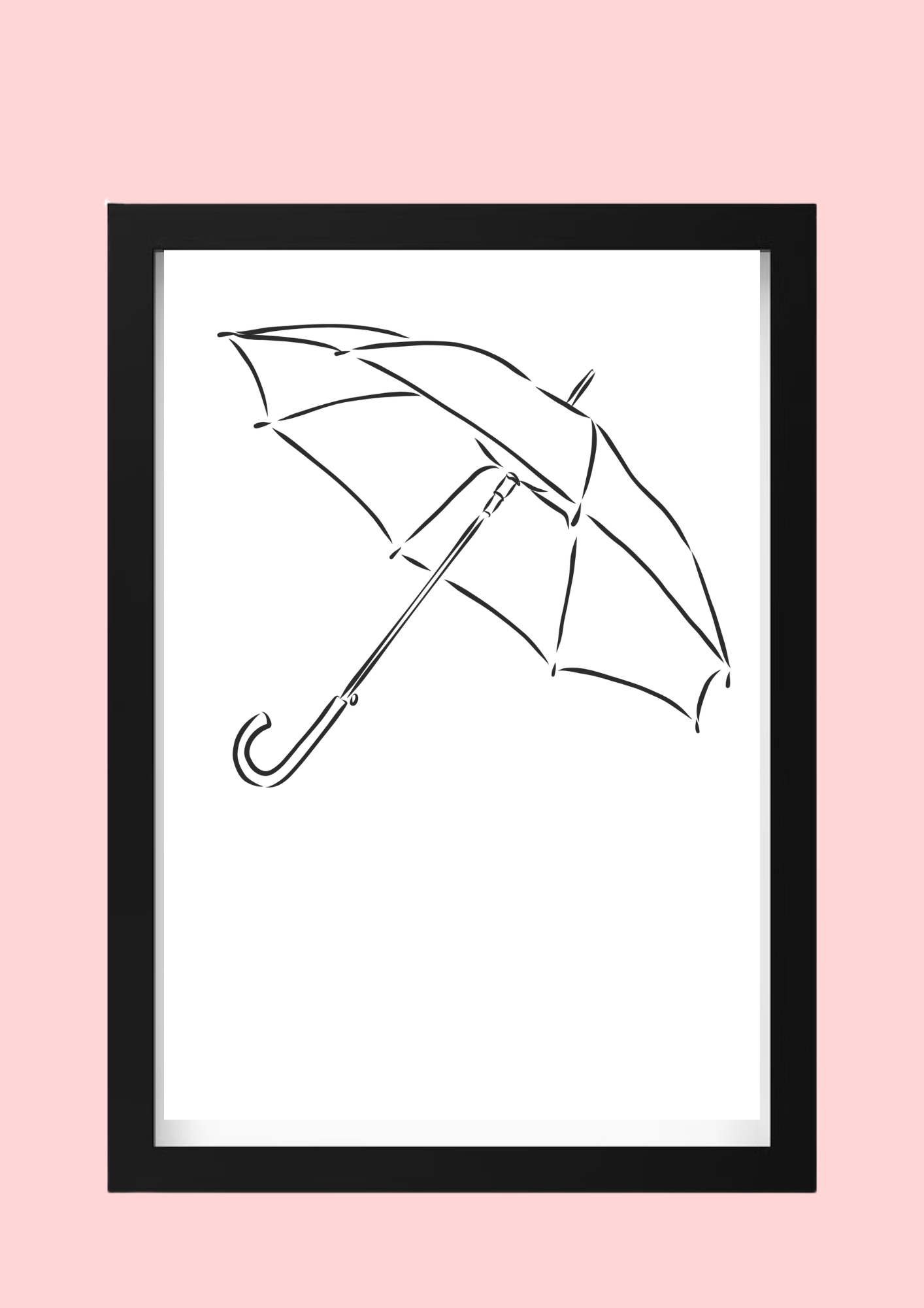 Cadre décoratif personnalisé Parapluie