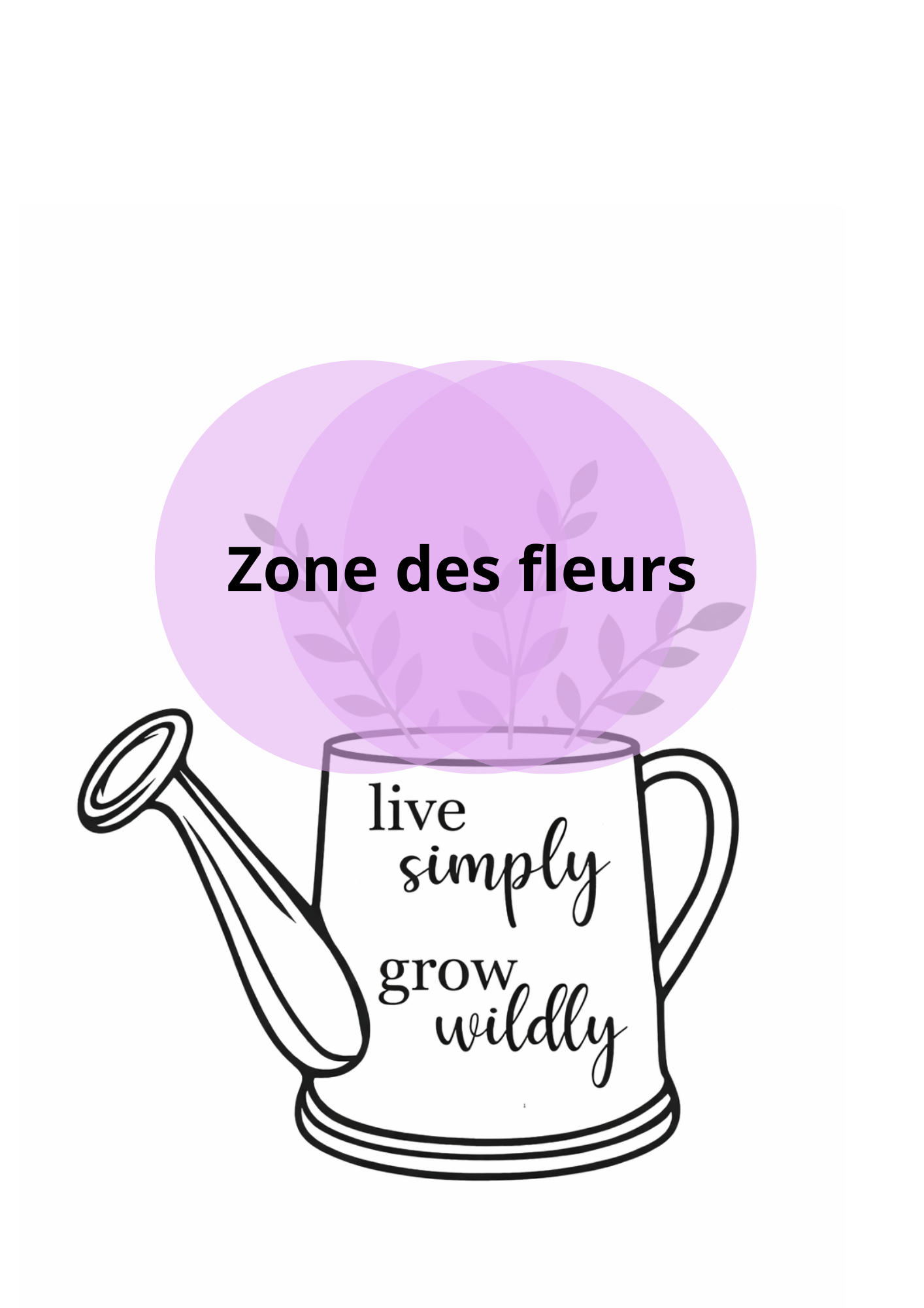 Grand cadre Arrosoir