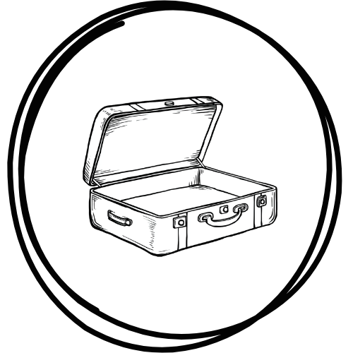 Cadre décoratif personnalisé Valise